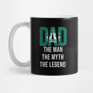 Macanese Dad The Man The Myth The Legend - Gift for Macanese Dad With Roots From Macanese Mug